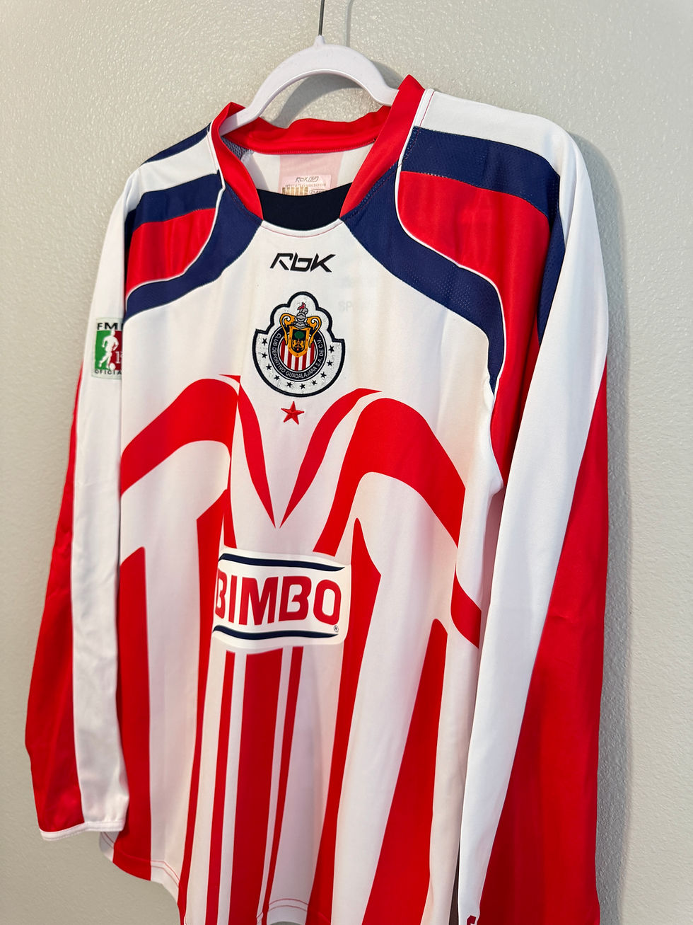 Thumbnail: Chivas 2006/2007 Bofo home long sleeve jersey