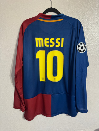 Barcelona 2009 Messi UCL final long sleeve jersey | Top Vintage