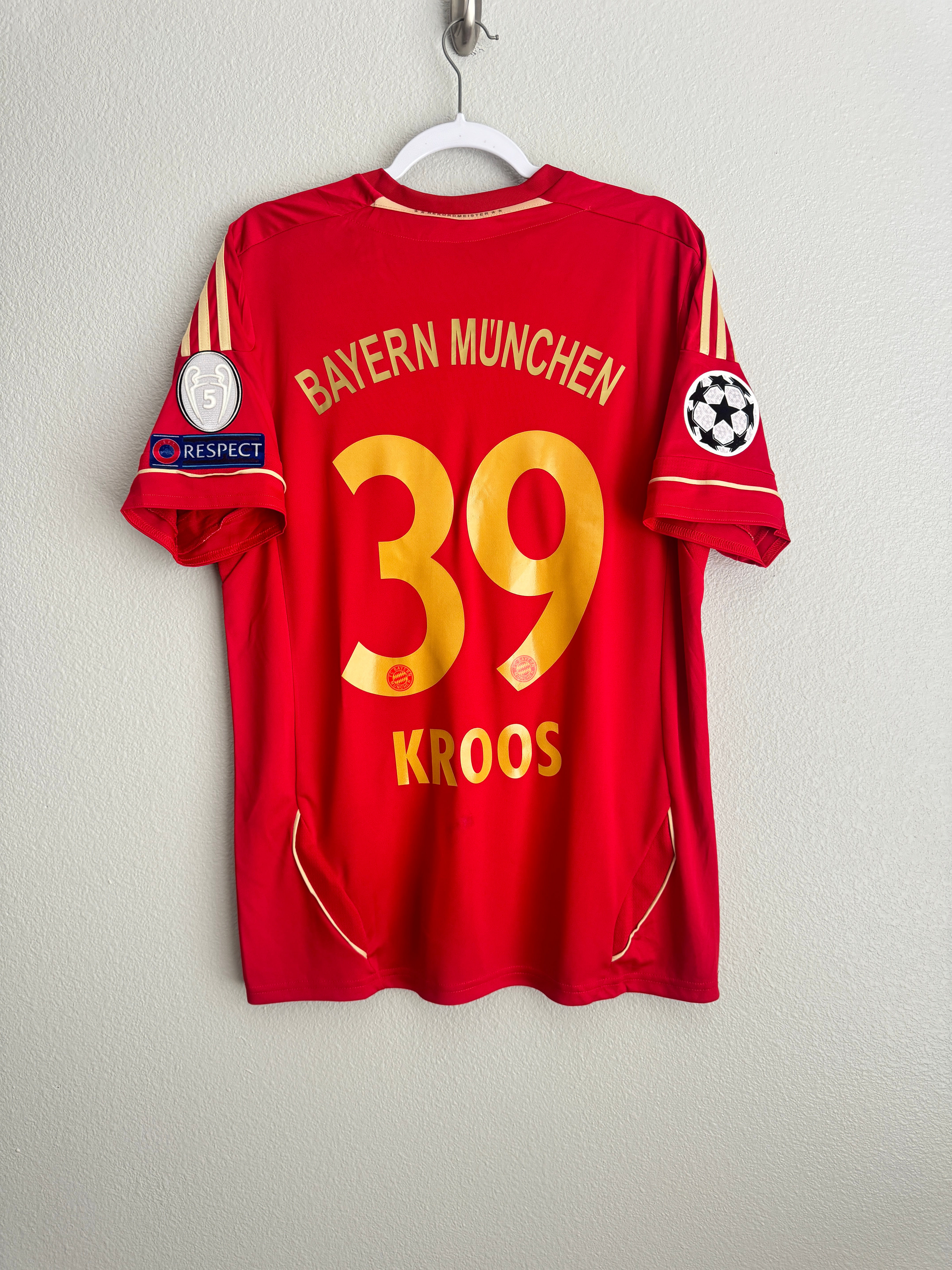 Bayern Munich 2012/2013 Kroos UCL home Soccer Jersey