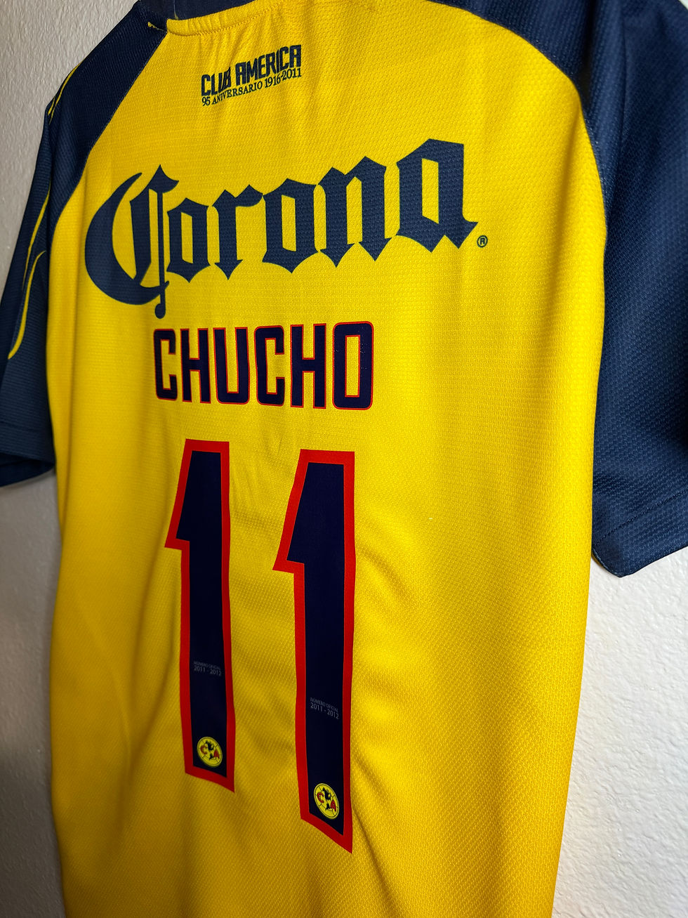 Thumbnail: Club America 2011/2012 Chucho home jersey 