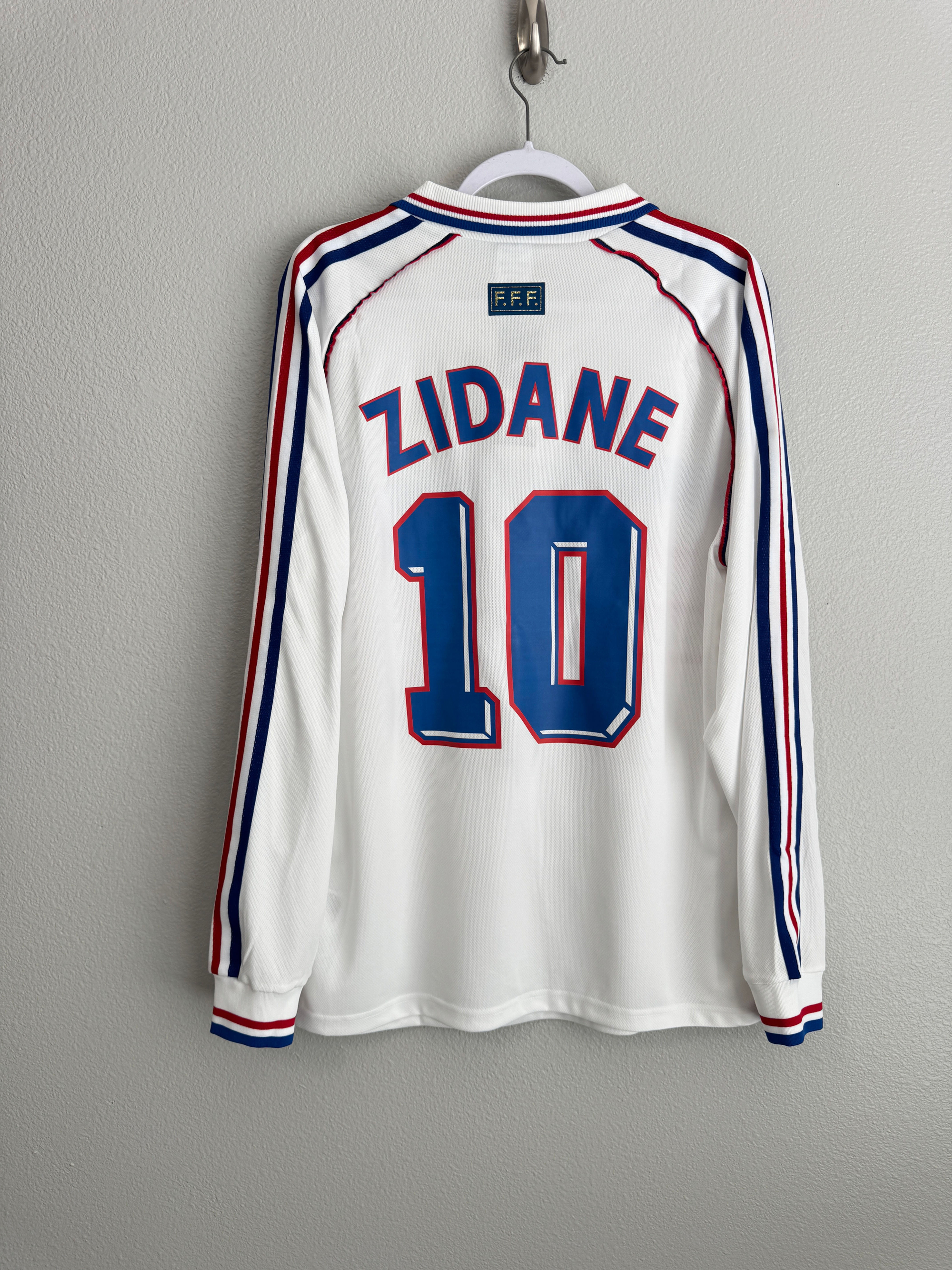 France 1998 Zidane World Cup away long sleeve jersey