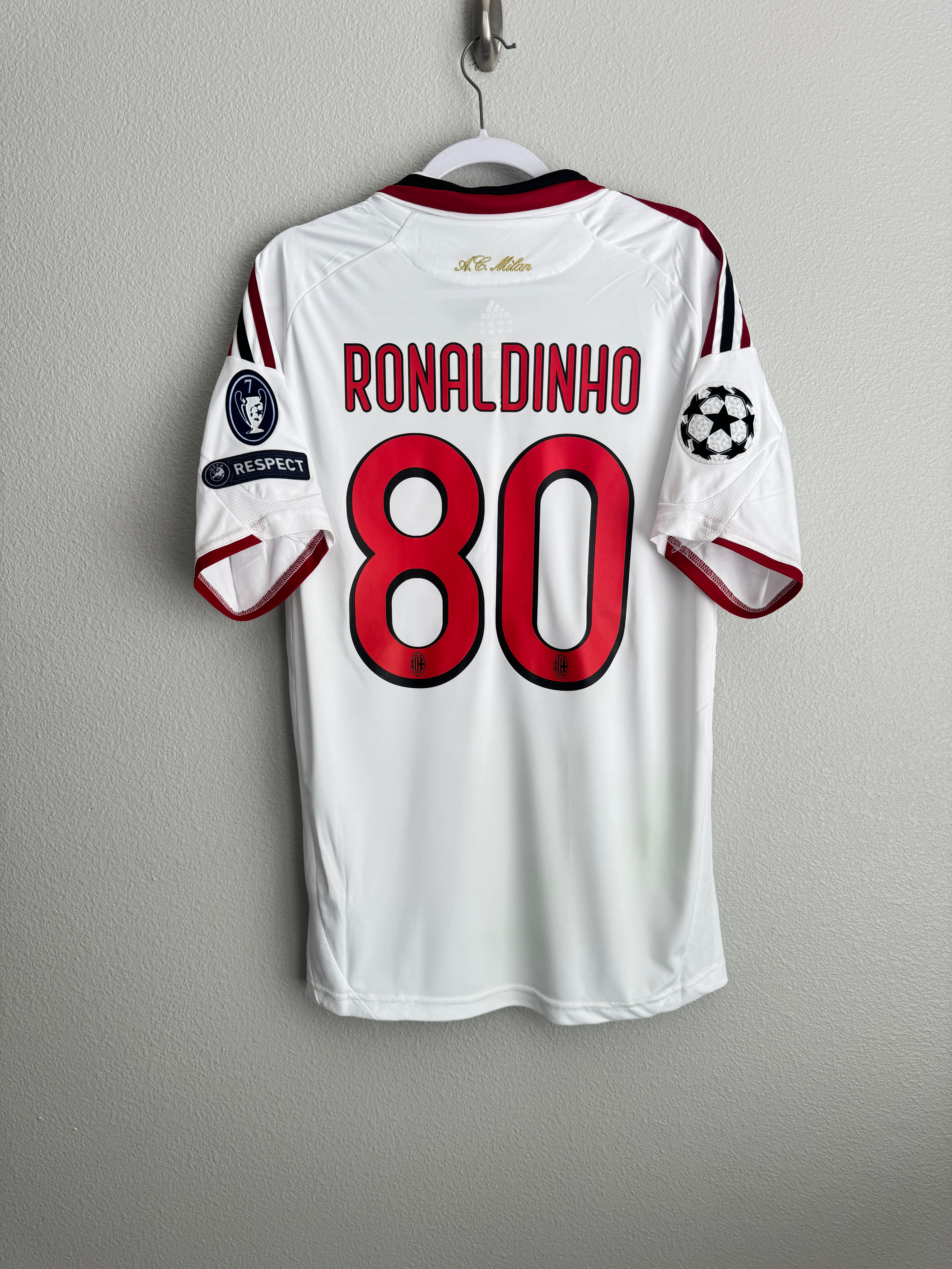 AC Milan 2009/2010 Ronaldinho UCL away jersey