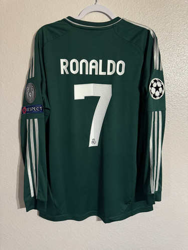 Real Madrid 2012/2013 Ronaldo Third UCL long sleeve jersey | Top