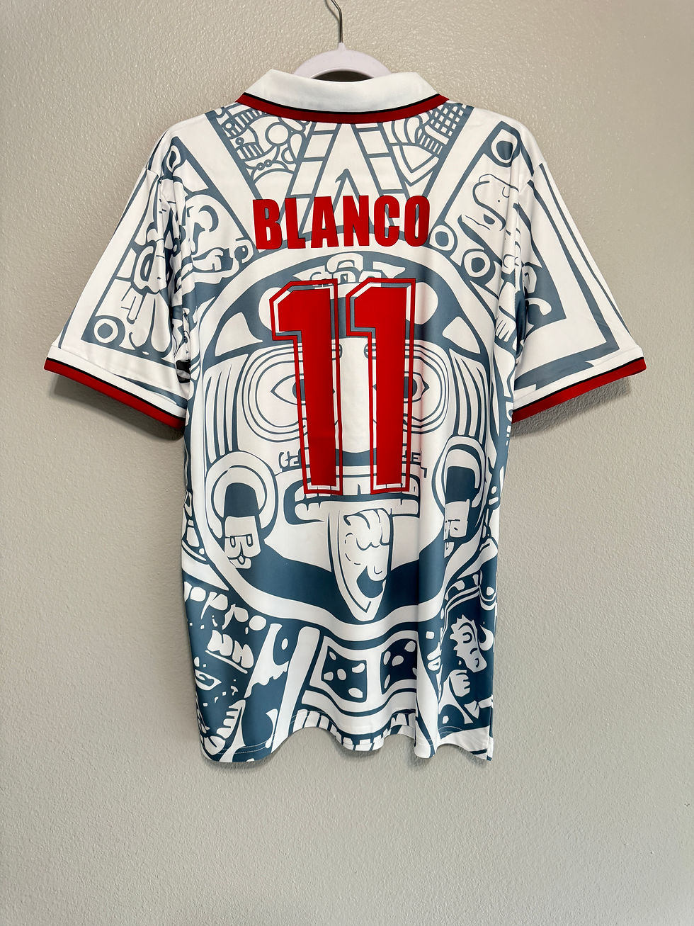 Mexico 1998 Cauhtemoc Blanco away world cup jersey