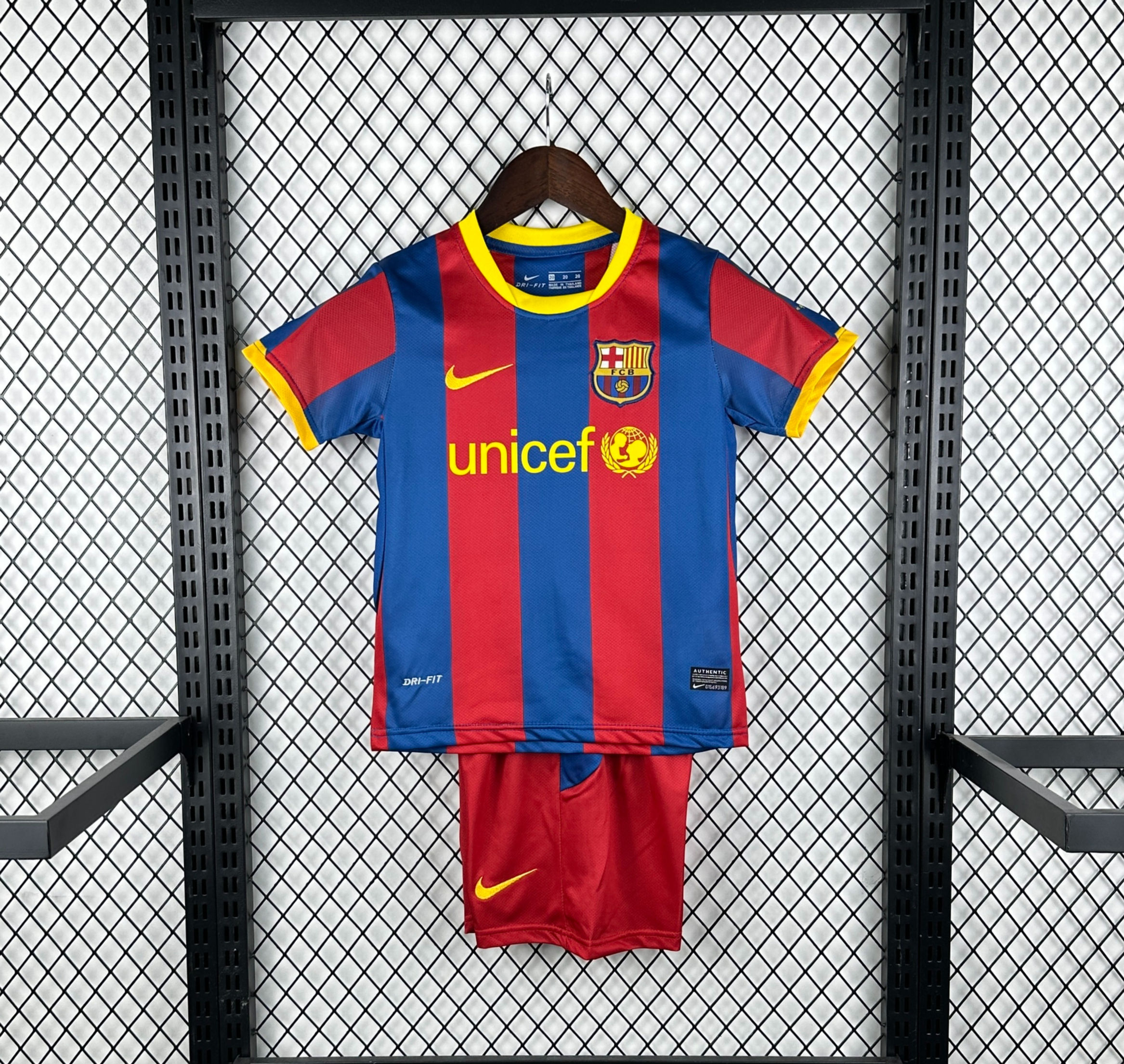 Kids Custom Barcelona 2010/2011 home kit