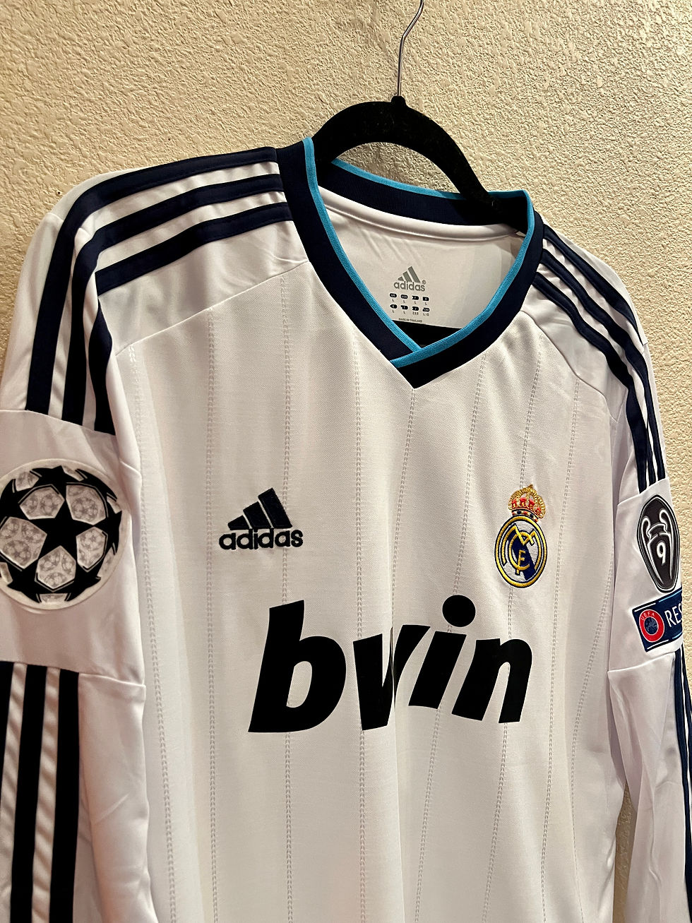 Thumbnail: Real Madrid 2012/2013 Ronaldo UCL home long sleeve jersey