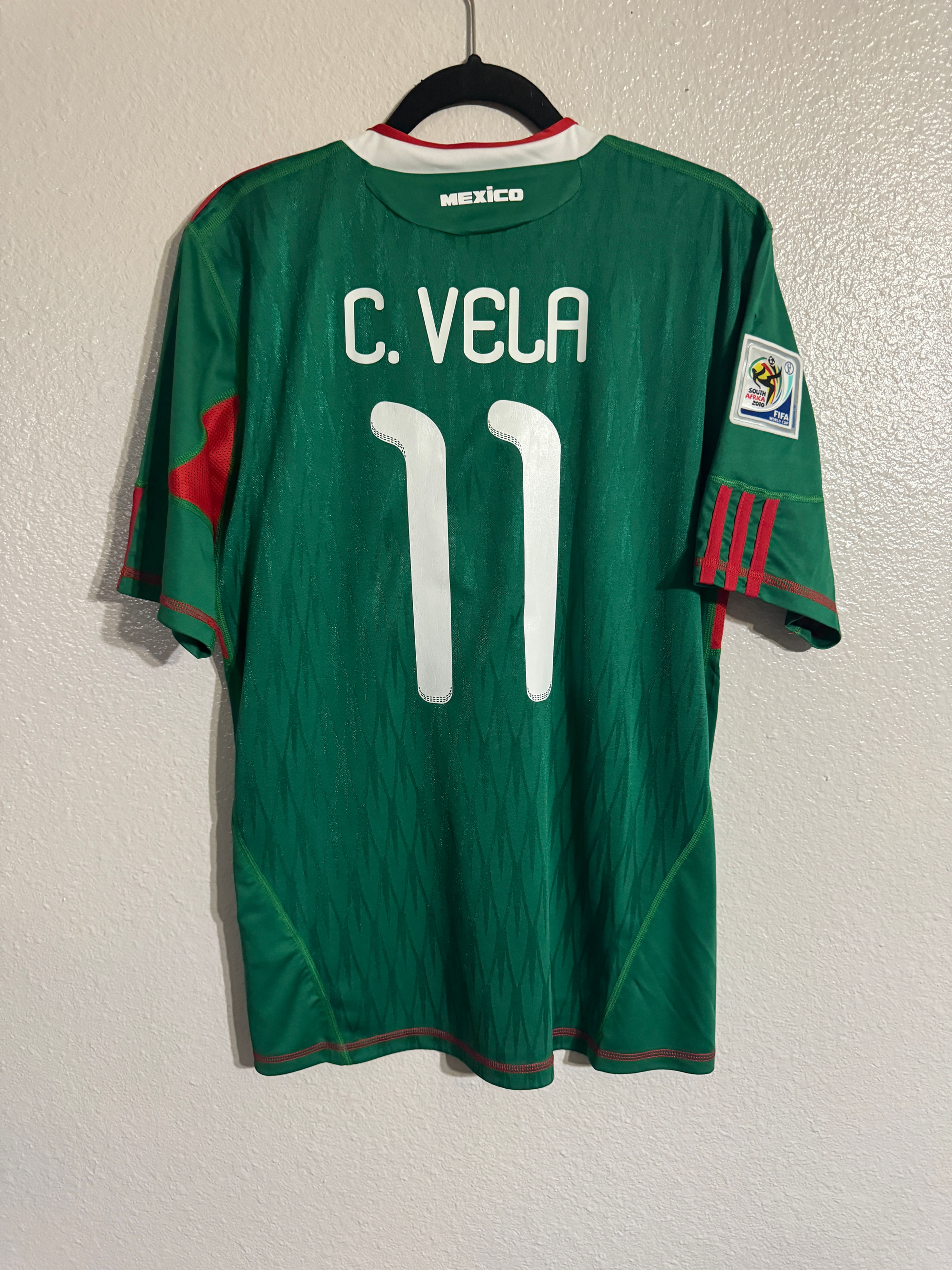 Mexico 2010 Vela world cup home jersey