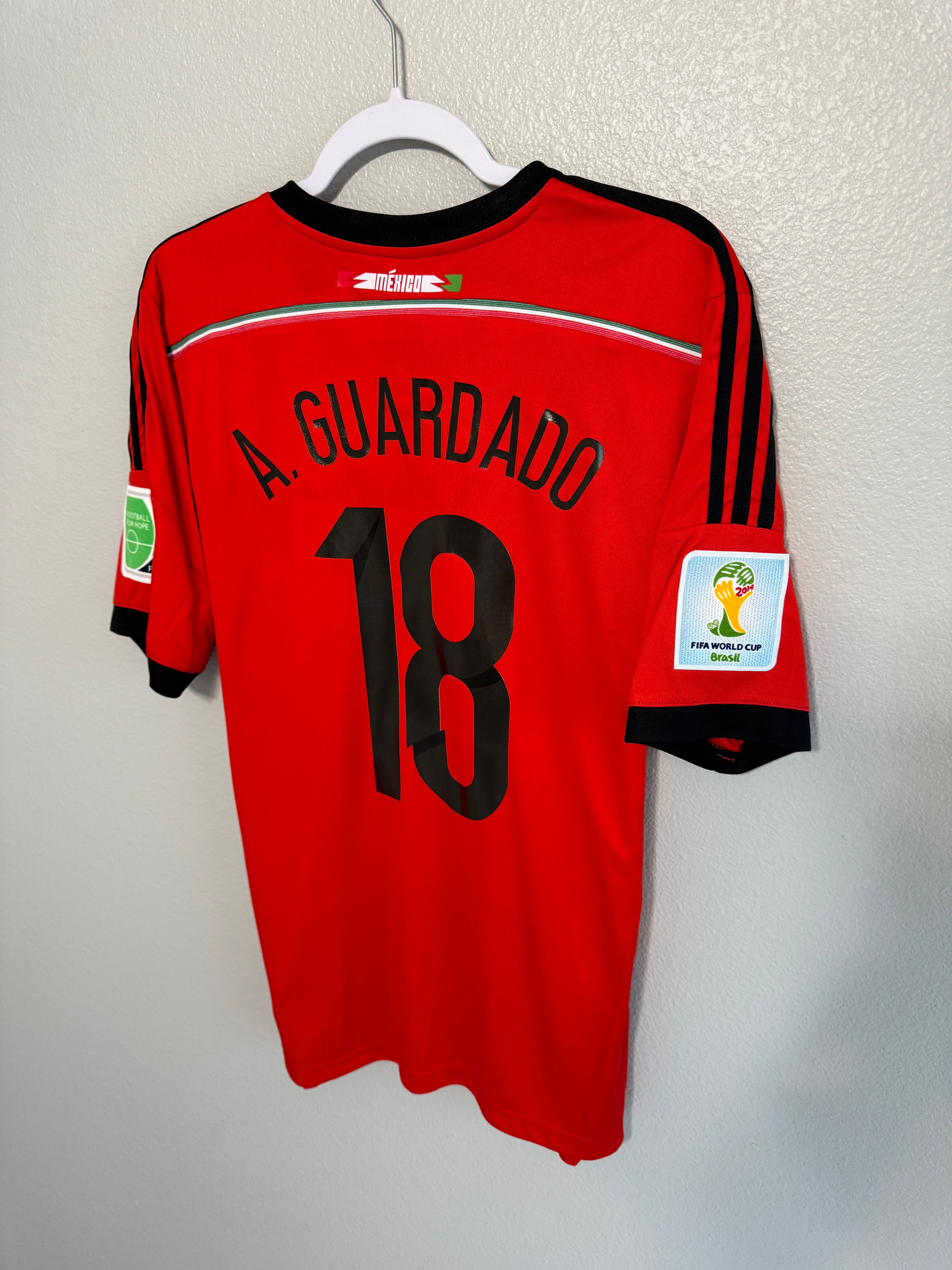 Mexico 2014 Guardado World Cup away jersey