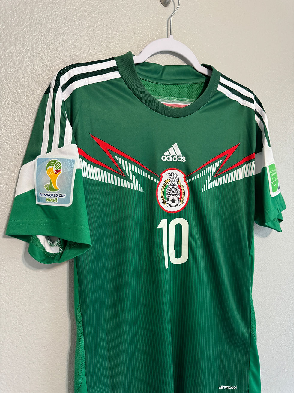 Thumbnail: Mexico 2014 Giovani Dos Santos World Cup home jersey