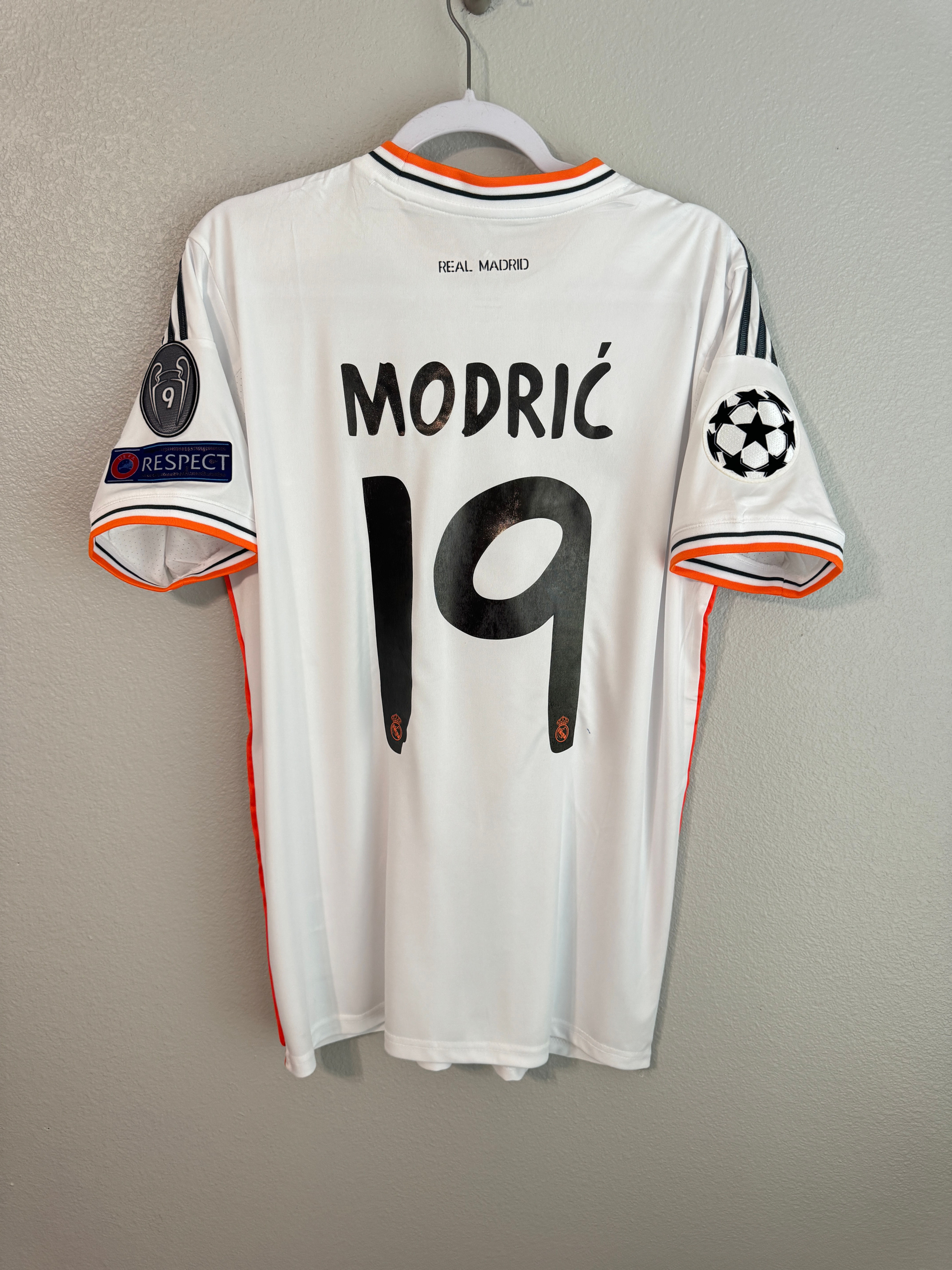 Real Madrid 2014 Luka Modric UCL final jersey