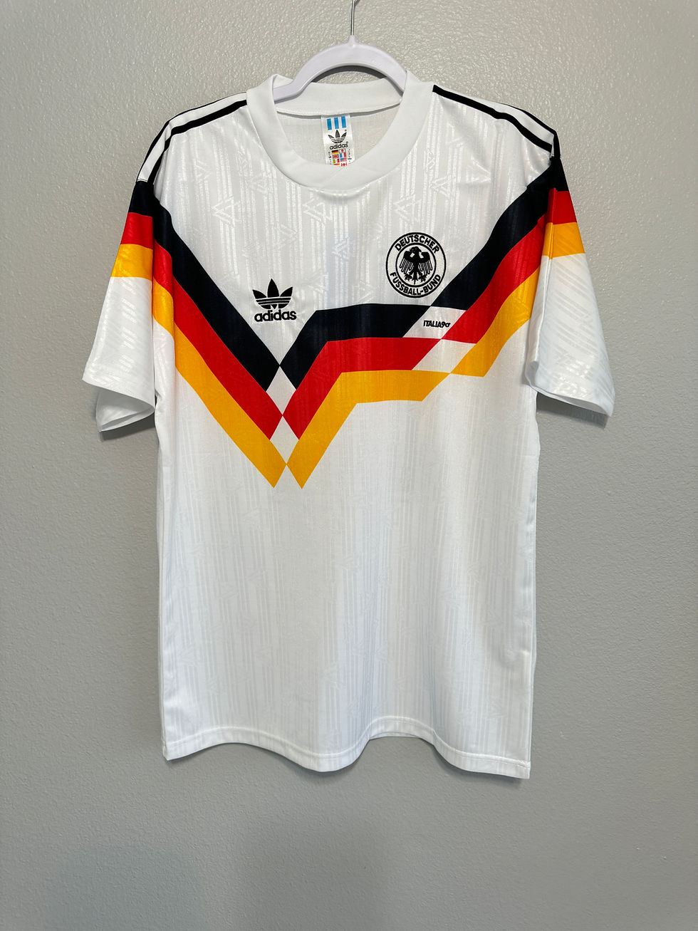 Thumbnail: Vintage Germany 1990 Matthaus World Cup home jersey