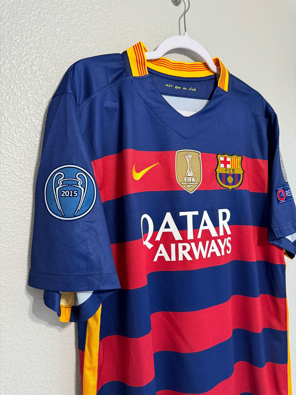 Thumbnail: Barcelona 2015/2016 Messi UCL home jersey