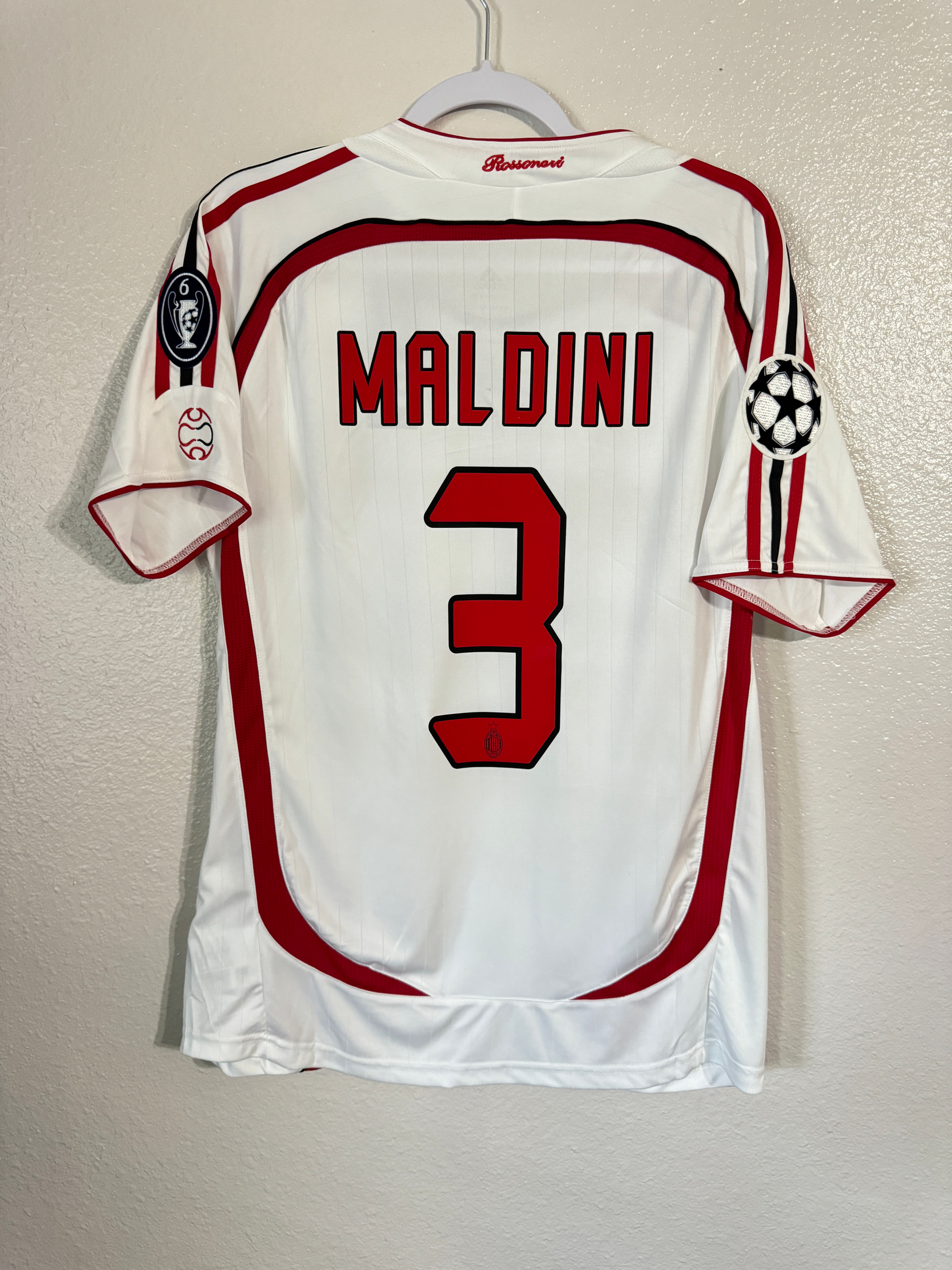 AC Milan 2007 Maldini UCL final jersey
