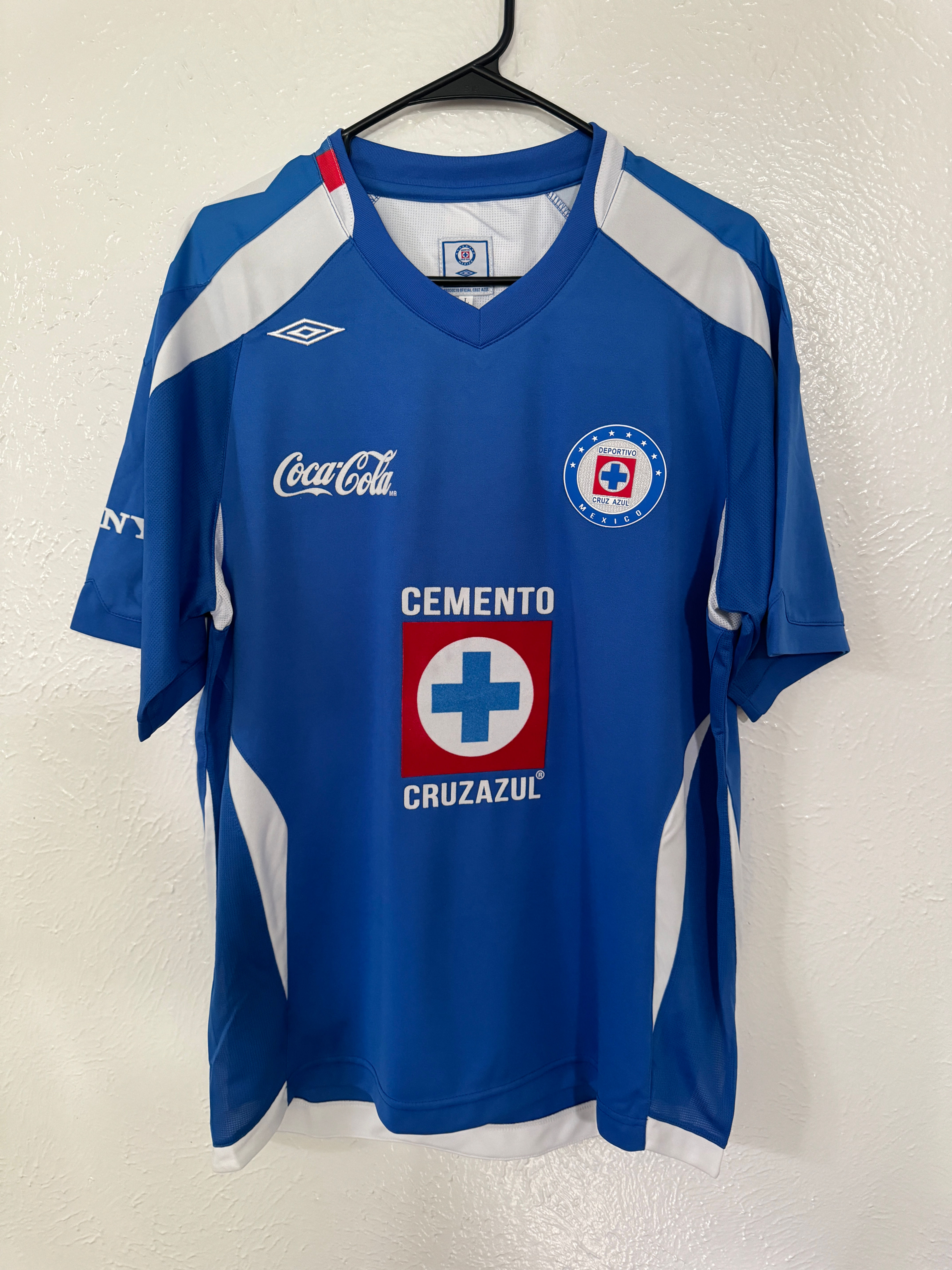 Vintage Cruz Azul 2008/2008 home jersey