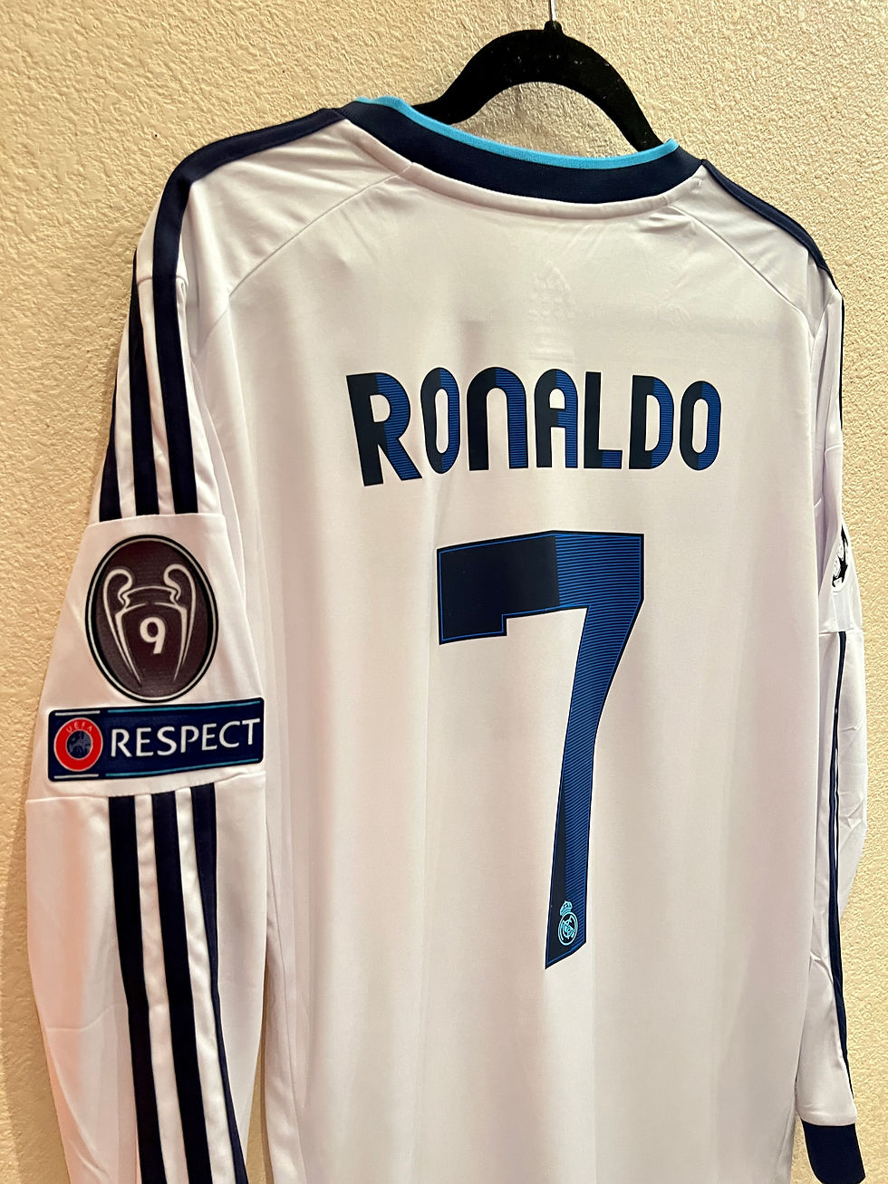 Thumbnail: Real Madrid 2012/2013 Ronaldo UCL home long sleeve jersey