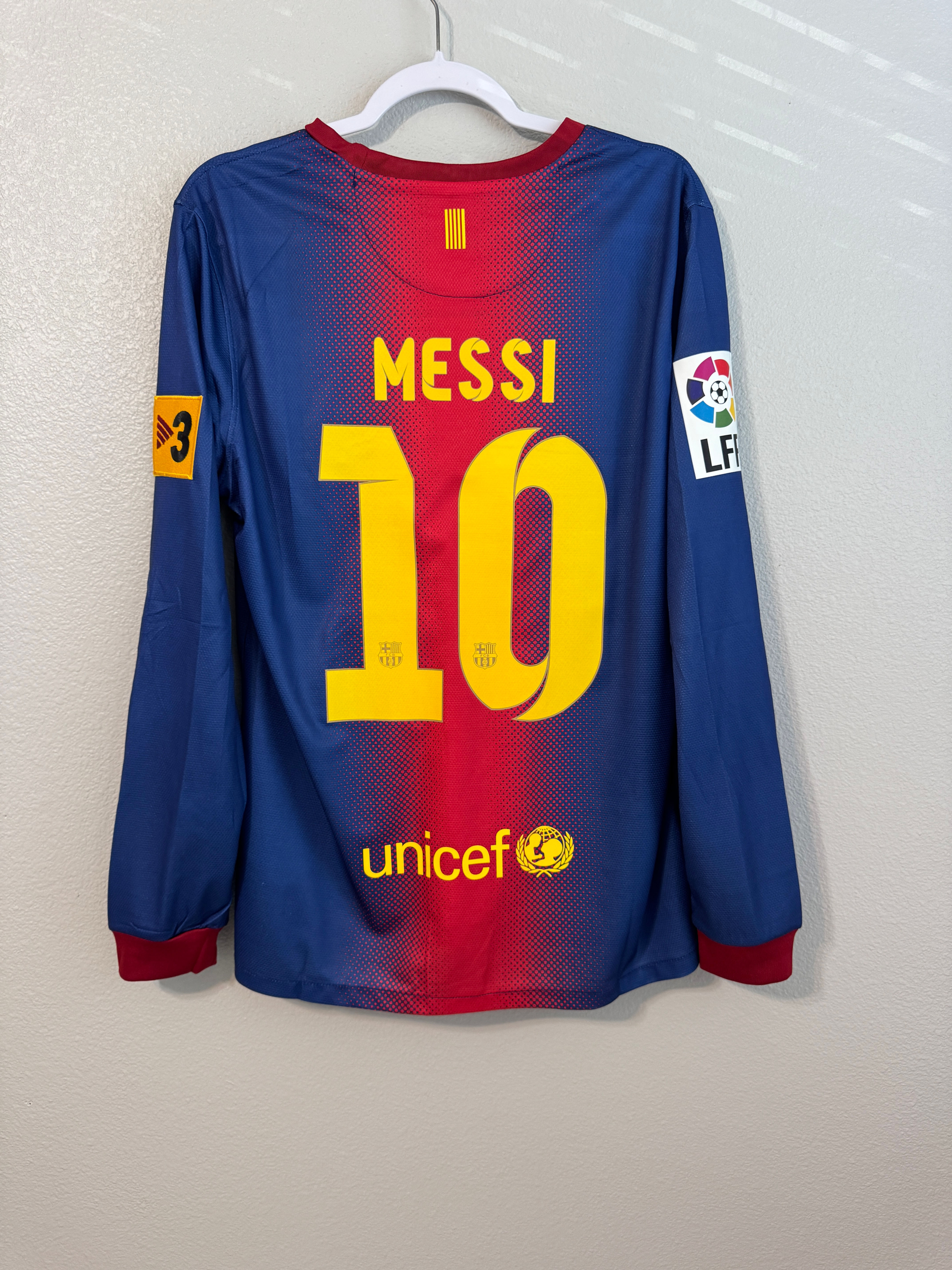 Barcelona 2012/2013 Messi La Liga long sleeve jersey