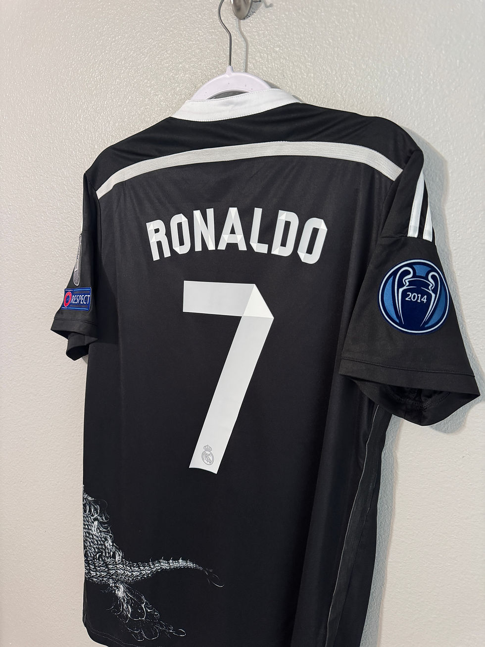 Thumbnail: Real Madrid 2014/2015 Ronaldo UCL away dragon jersey