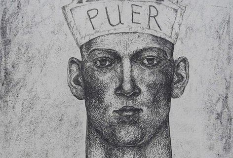 pure, innocent, child, etching