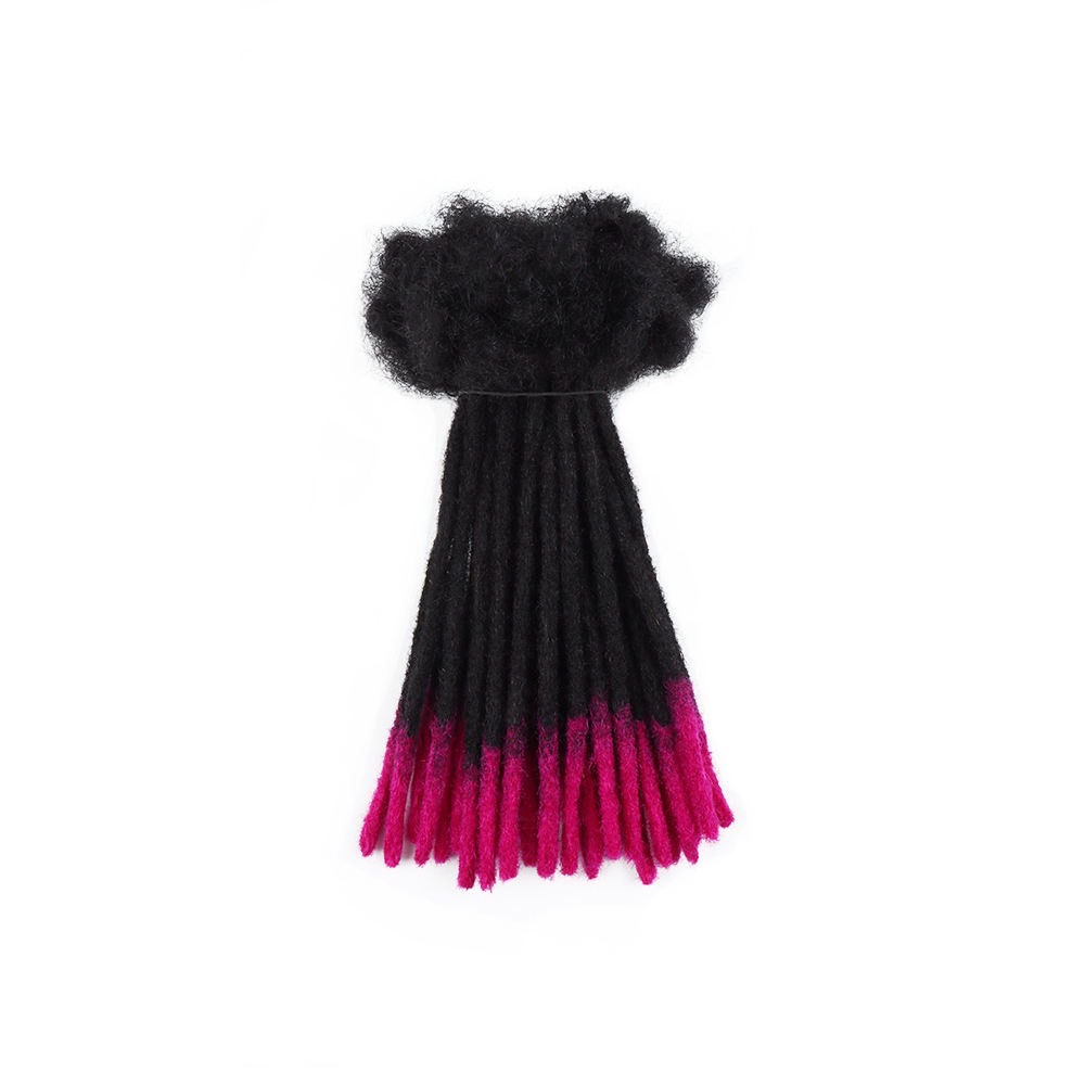 HOT PINK TIPS HUMAN LOCS