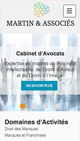 Trouvez votre modèle website templates – Cabinet Avocats Propriété Intellectuelle