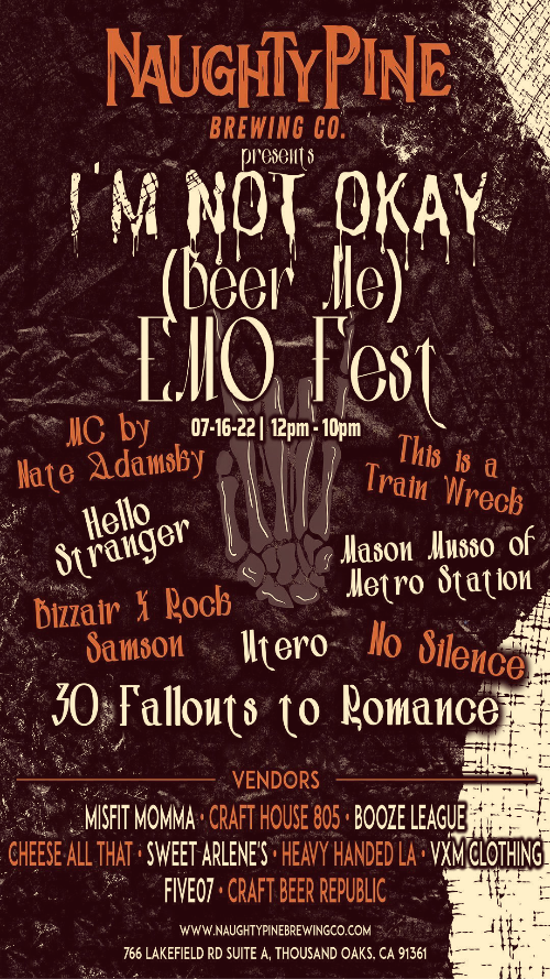 I'm Not Okay (beer me) EMO FEST