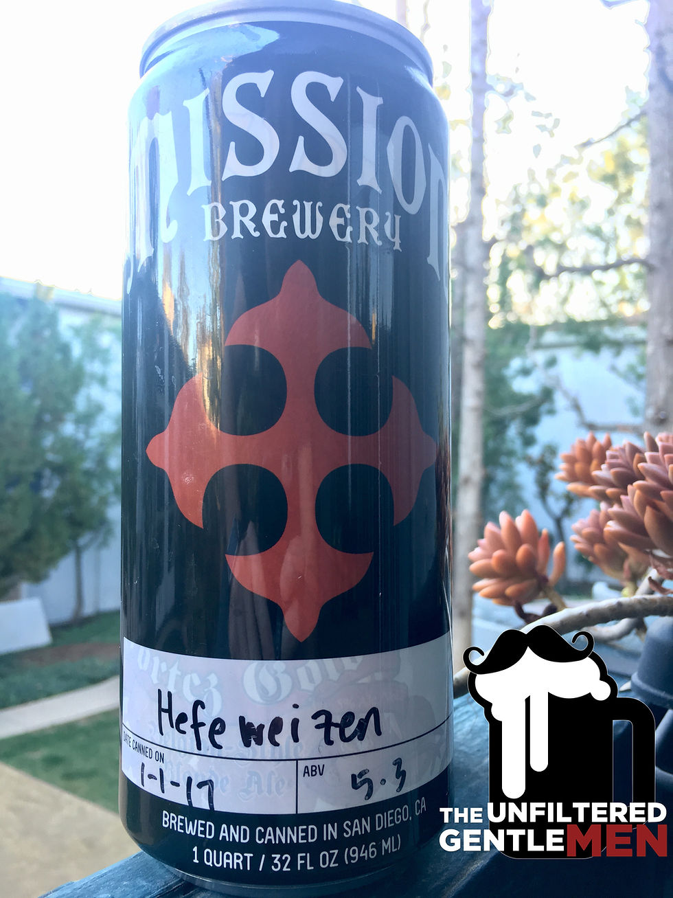 The Unfiltered Gentlemen review Mission Brewery's Hefeweizen