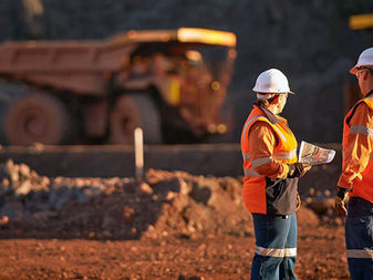 Mine site workers in high-vis, linked to a Federal Court public holiday work case