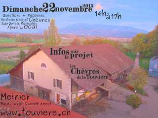 Journée infos sur les Chèvres de la Touvière Dimanche 22 novembre