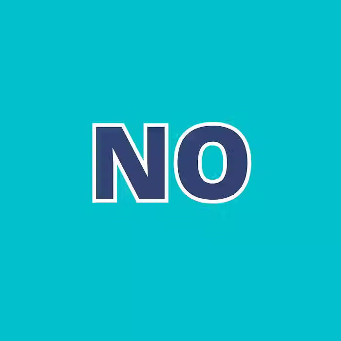 The word NO