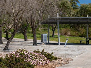 footpath and green grass in a new development