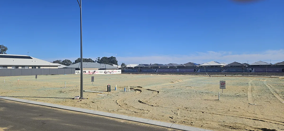 Progress on the 12 Forrestdale Residential Lots. Project Management by Harley Dykstra