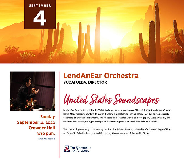 LendAnEar. United States Soundscapes. Poster.