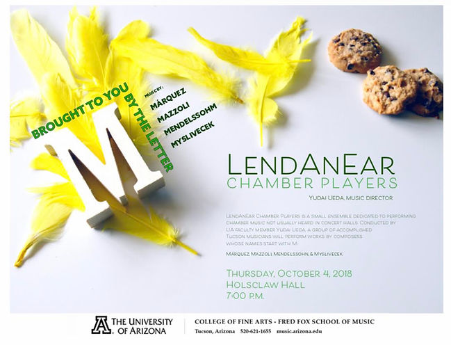 LendAnEar. Brought to You by the Letter M. Poster.