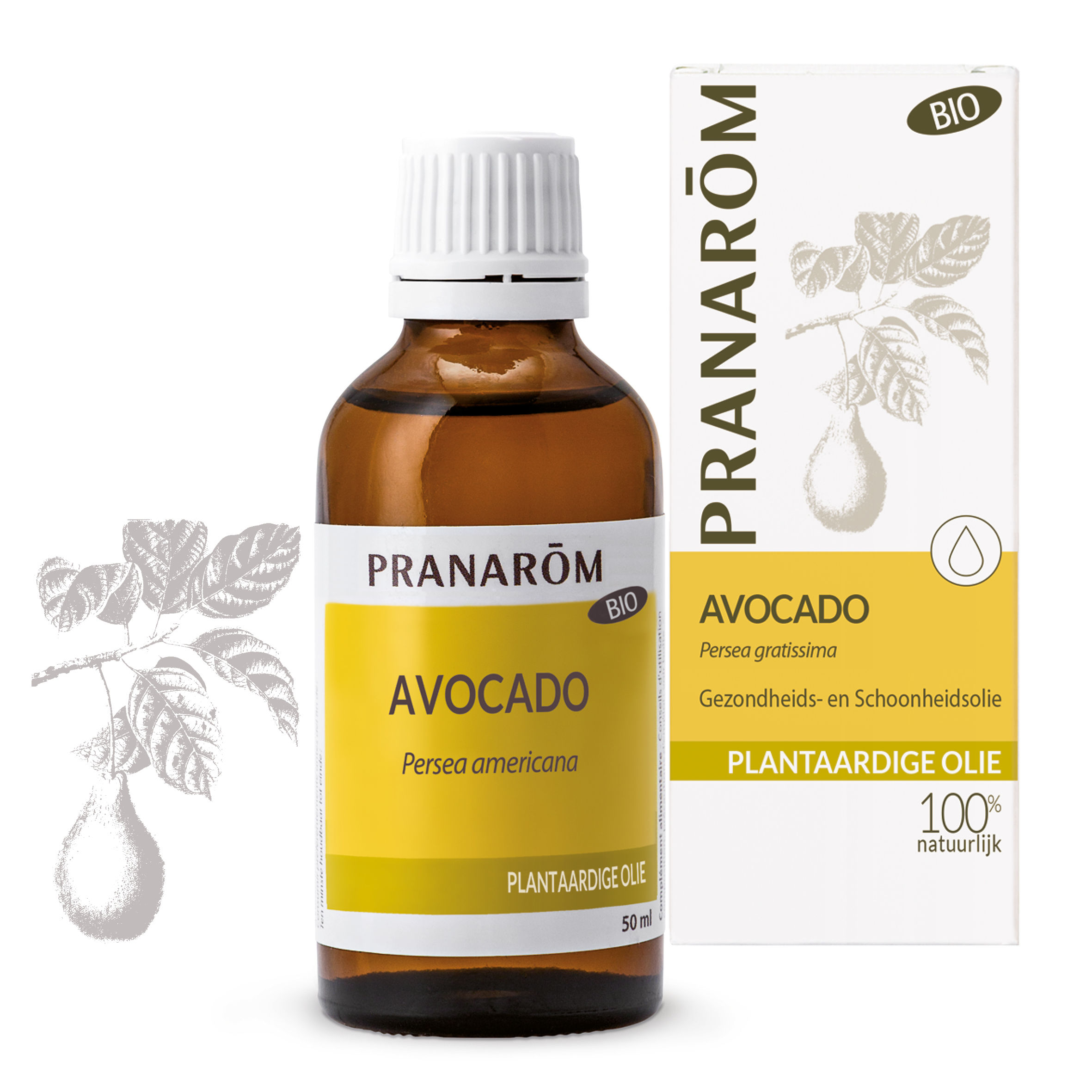 Pranarom-Huile végétale Avocat Bio 50 ml