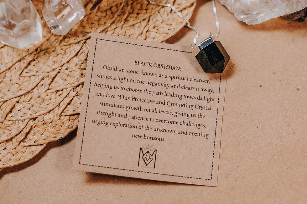 Thumbnail: Black Obsidian Point Silver Necklace