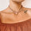Thumbnail: Rhodochrosite Choker Macrame