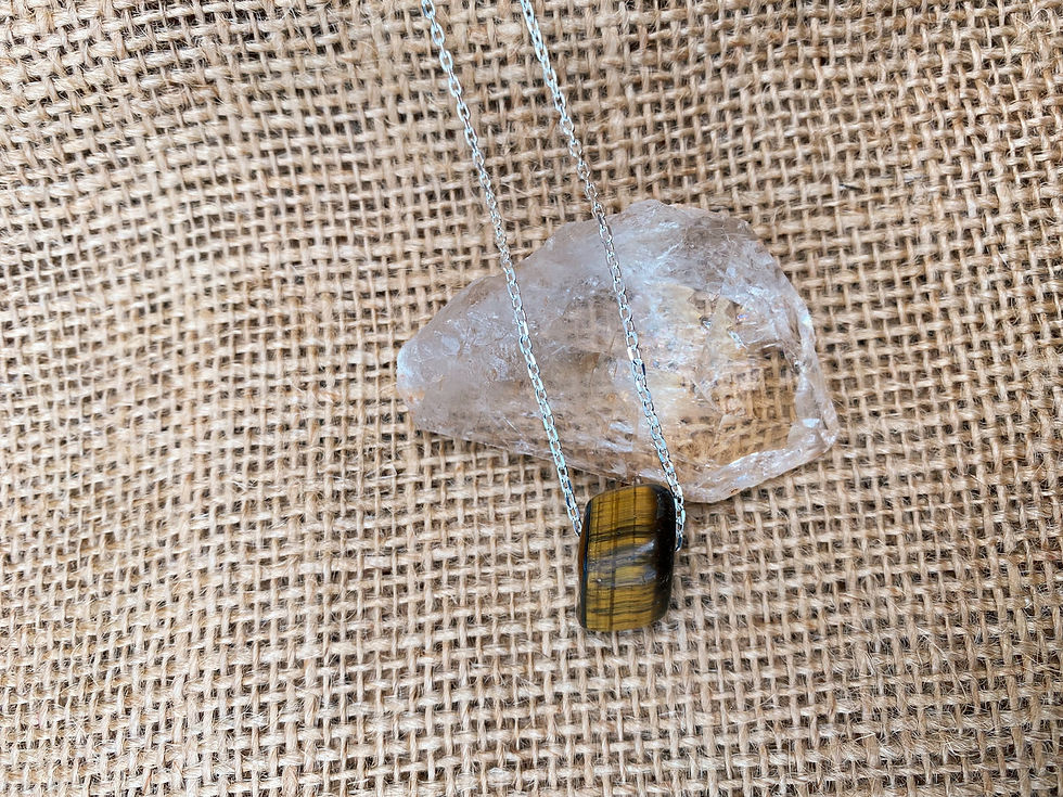 Thumbnail: Tiger’s Eye Silver Necklace