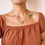 Thumbnail: Rhodochrosite Necklace Macrame