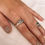 Thumbnail: Moon Star Sun Zirconia Silver Signet Ring
