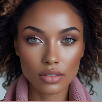 Biracial woman finds best makeup and clothing shades.