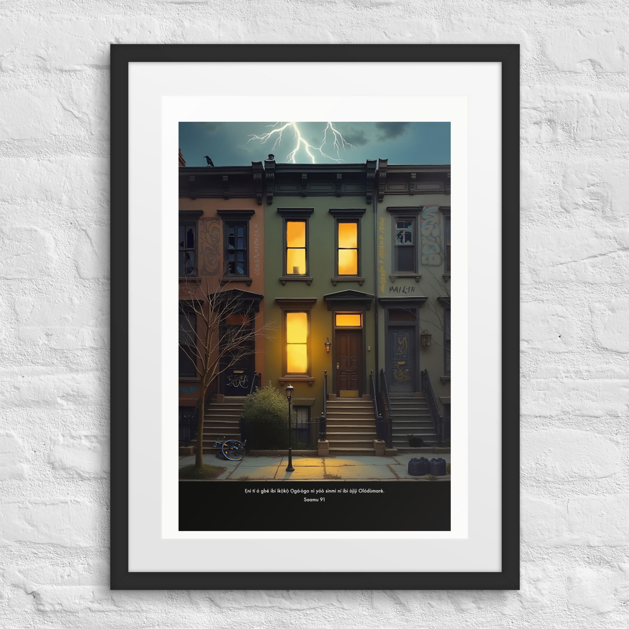 Saamu 91 Framed Poster with Insert