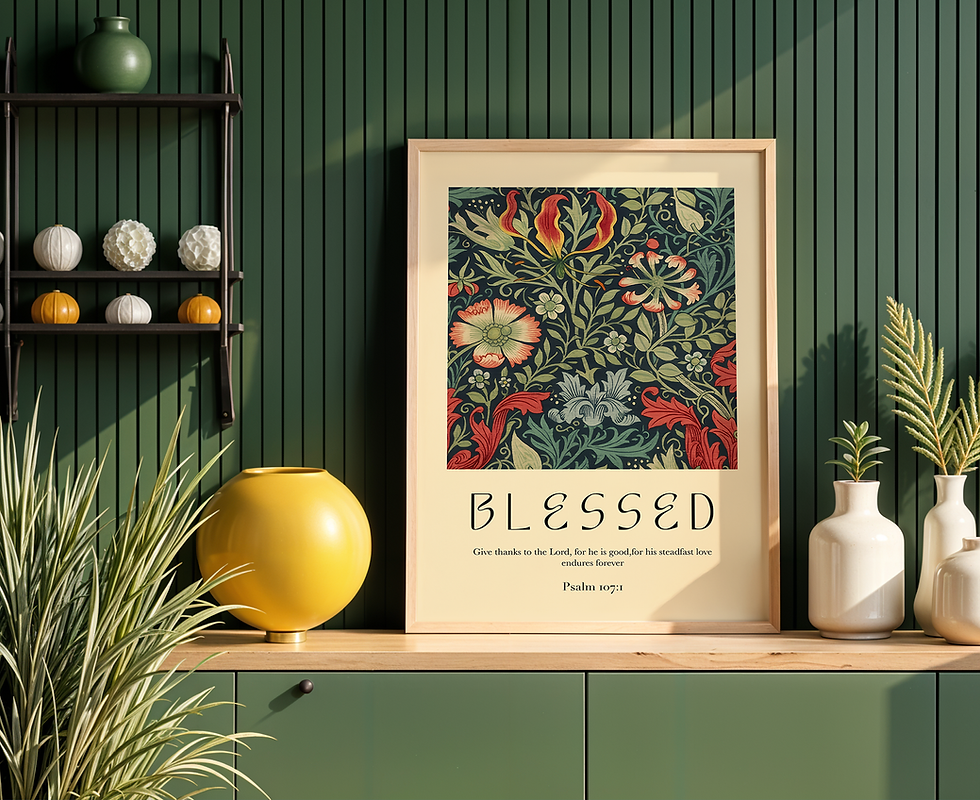Nature-Inspired Scripture Art