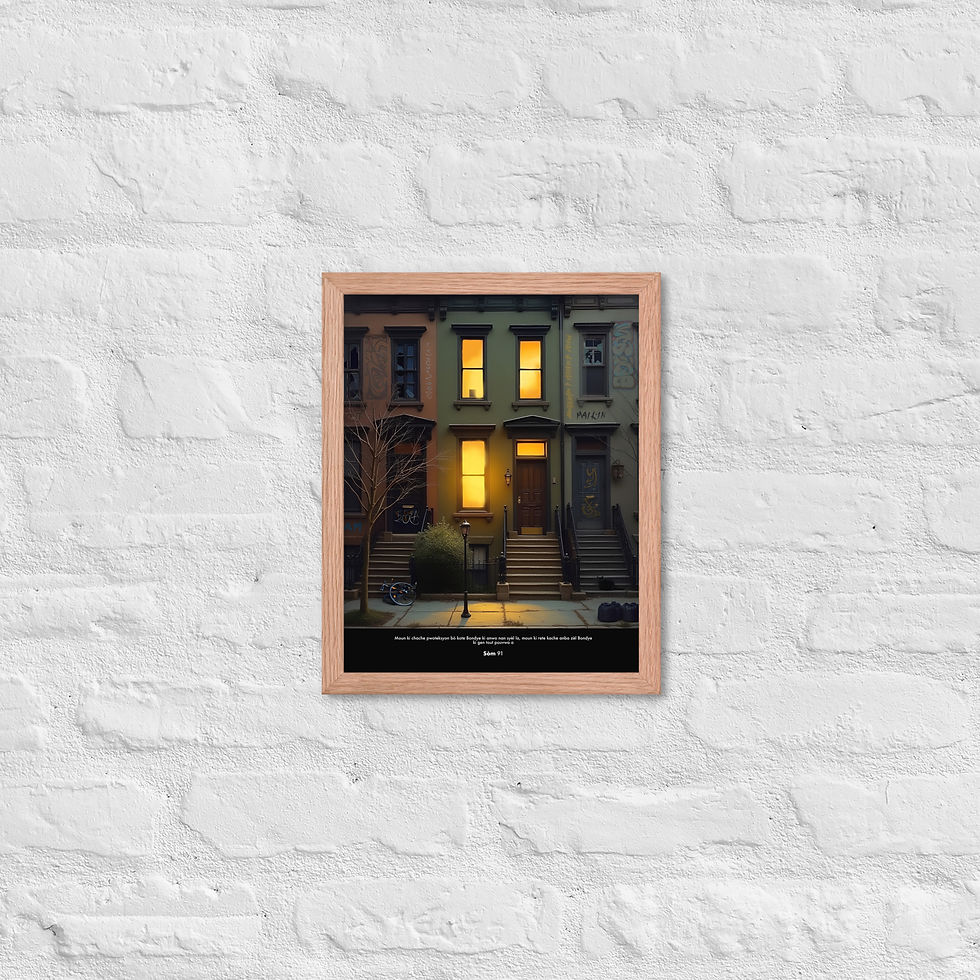 Thumbnail: Sòm 91 Framed Poster