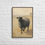 Thumbnail: Black Sheep Luke 15:4-7 framed canvas Christian wall art solitary black sheep pastoral field warm earthy tones lost sheep par