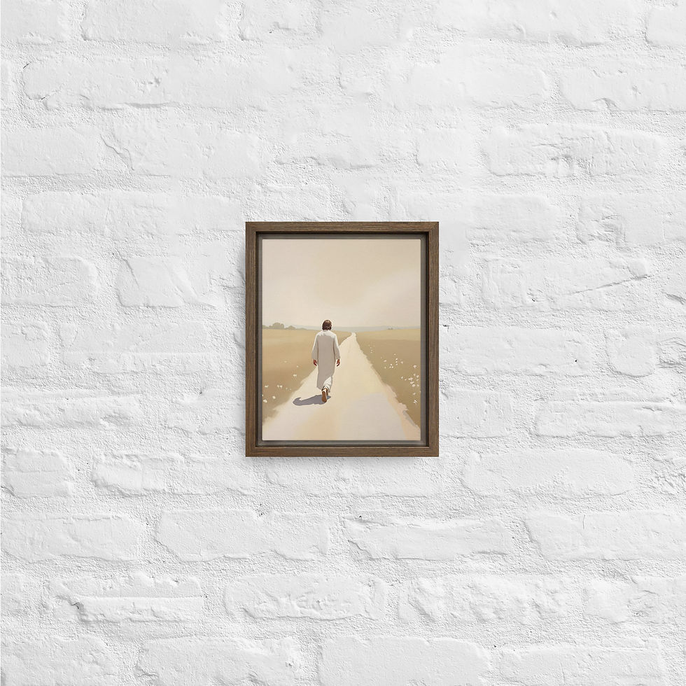 Thumbnail: Follow Me 2 Framed canvas
