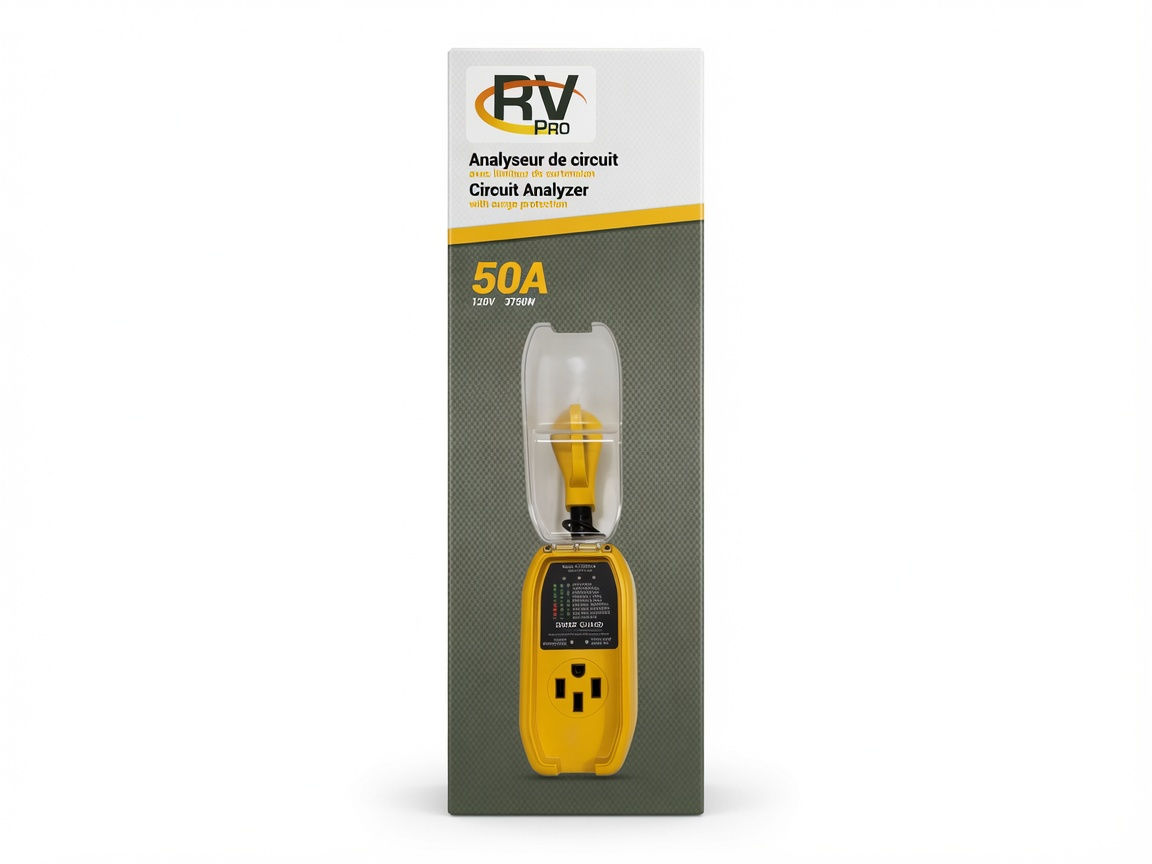 Analyseurs de Circuit RV PRO 50A avec Protection contre les surtensions