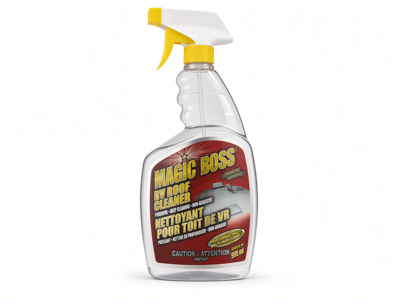 MAGIC BOSS Nettoyant pour toit de VR RV Roof Cleaner 995 ml