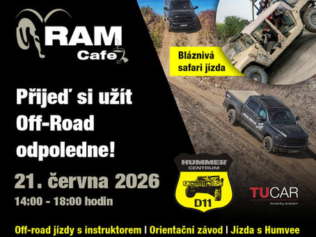 Off-road RAM Cafe na polygonu HUMMER CENTRUM | 21. 6. 2026
