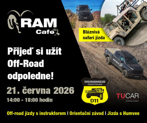 Off-road RAM Cafe na polygonu HUMMER CENTRUM | 21. 6. 2026