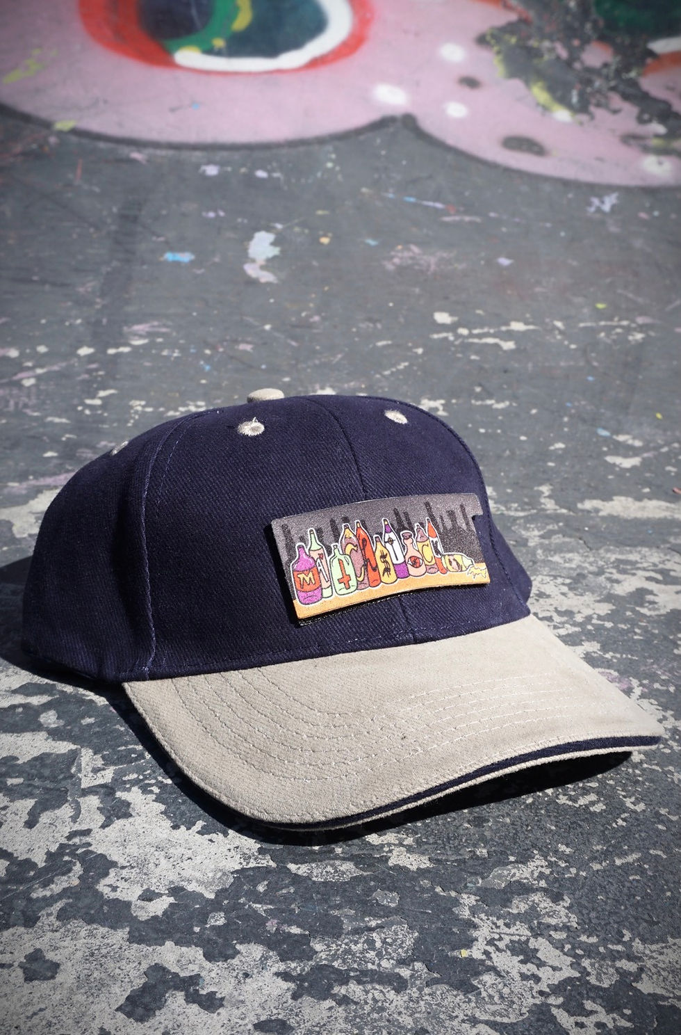 Thumbnail: Heart Beanie Matchstick Match Union patch Helsinki Small Business POISON bottle beer wine shots